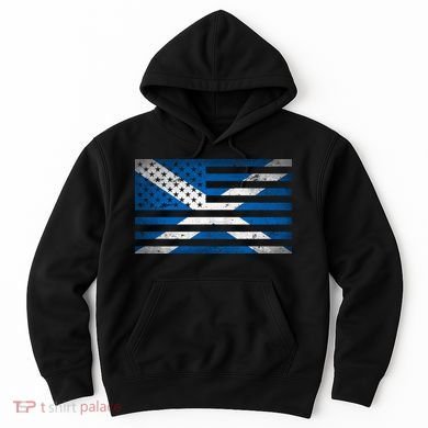 Scottish American Flag Hoodie