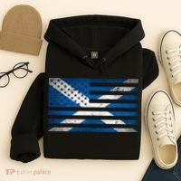 Scottish American Flag Hoodie thumb 4
