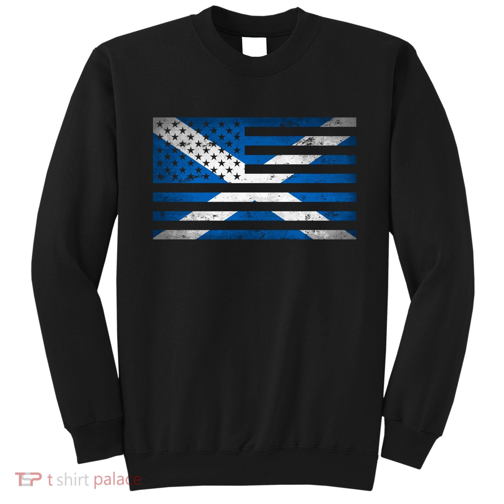 Scottish American Flag Sweatshirt