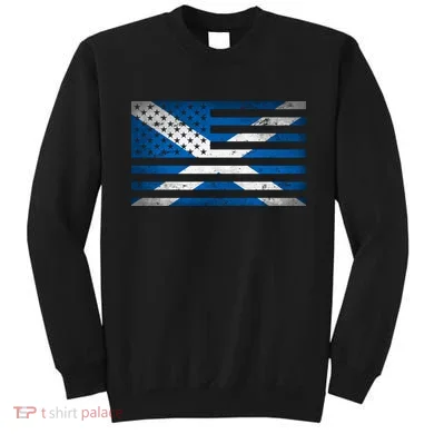 Scottish American Flag Sweatshirt