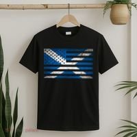 Scottish American Flag T-Shirt thumb 2