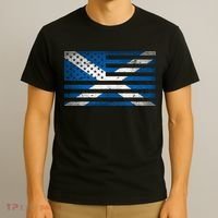 Scottish American Flag T-Shirt thumb 3