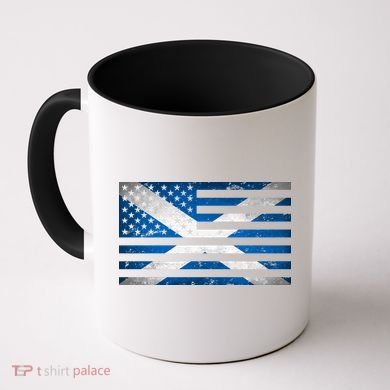 Scottish American Flag Coffee Mug