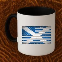 Scottish American Flag Coffee Mug thumb 2
