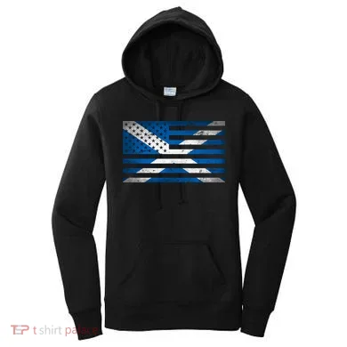 Scottish American Flag Women's Hoodie