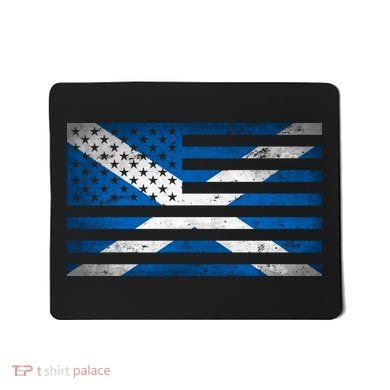 Scottish American Flag Mousepad
