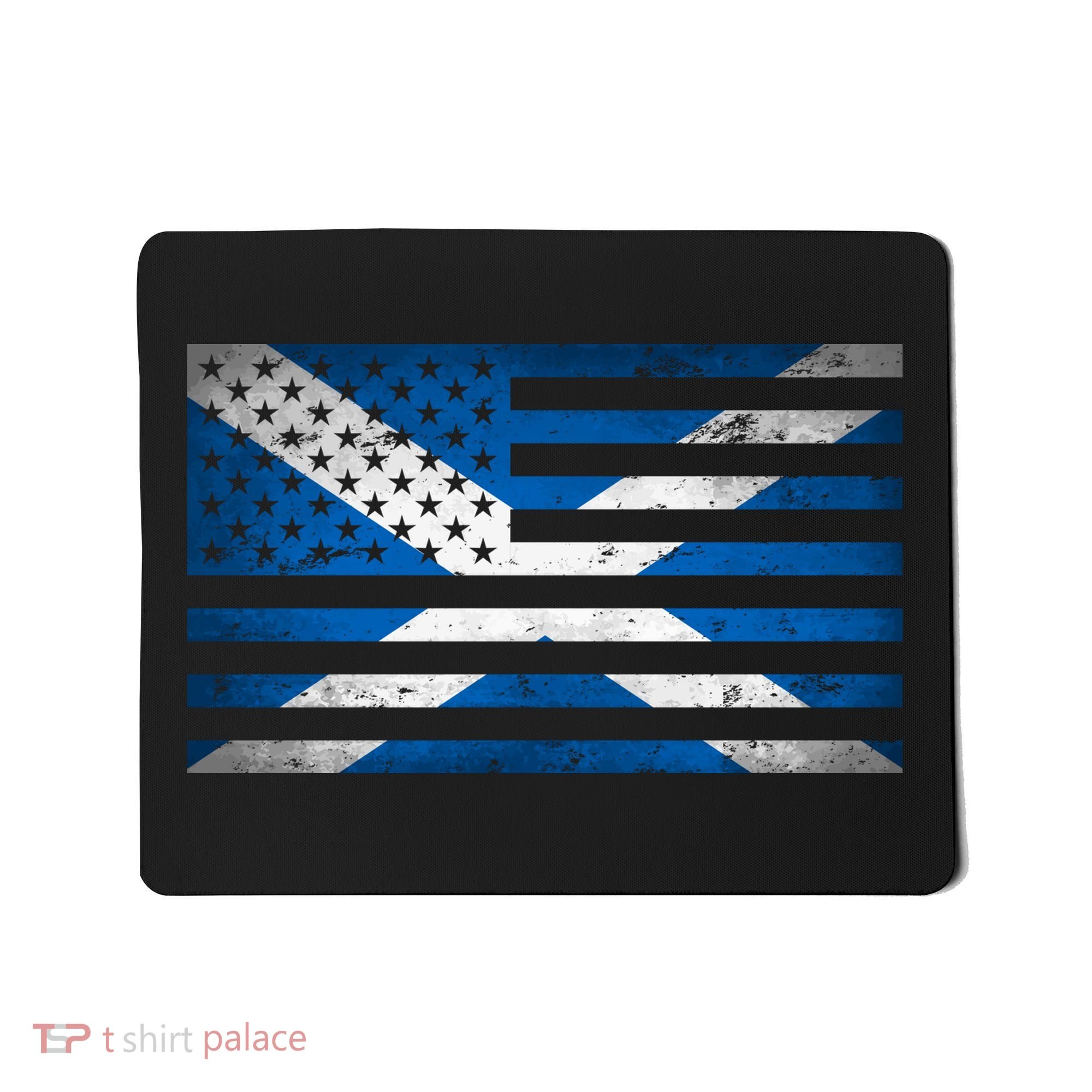 Scottish American Flag Mousepad