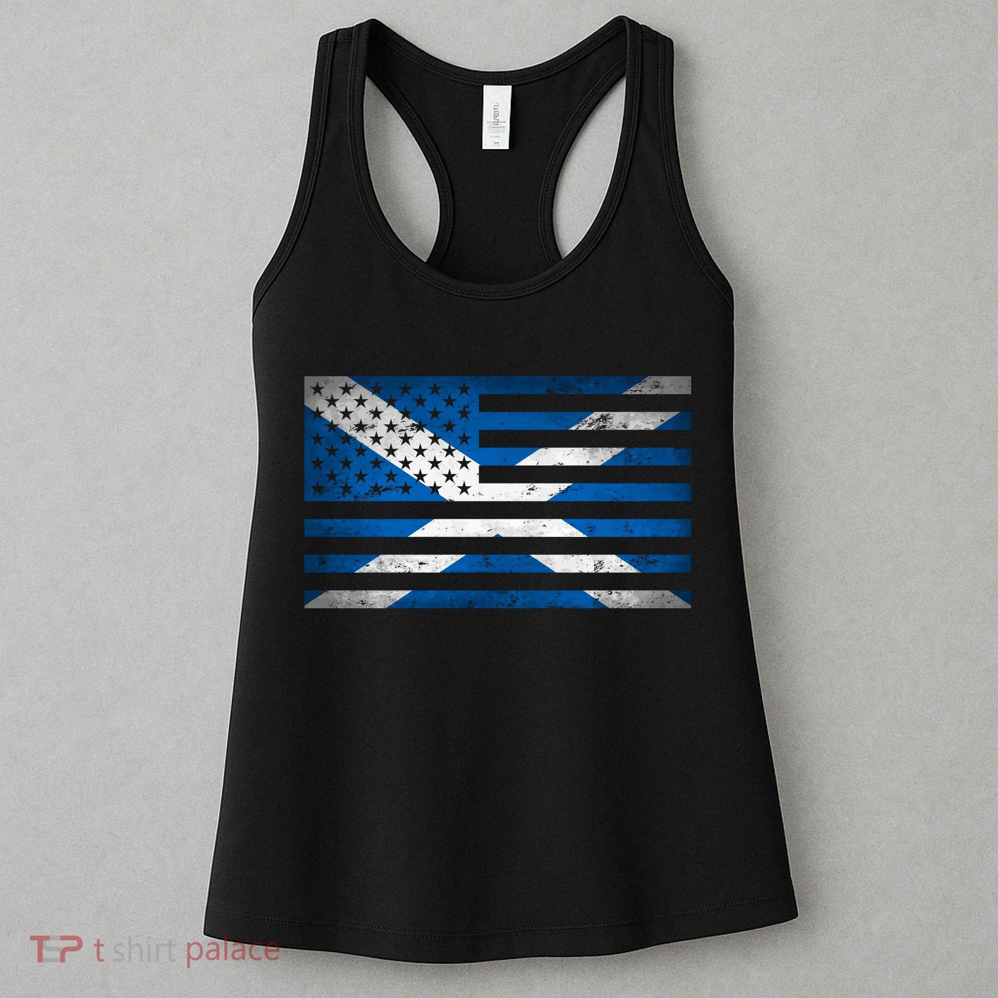 Scottish American Flag Women's Tank Top