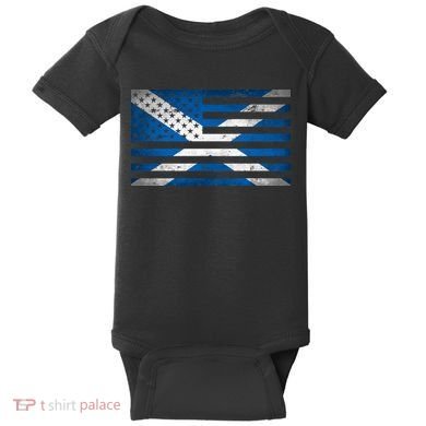 Scottish American Flag Baby Bodysuit