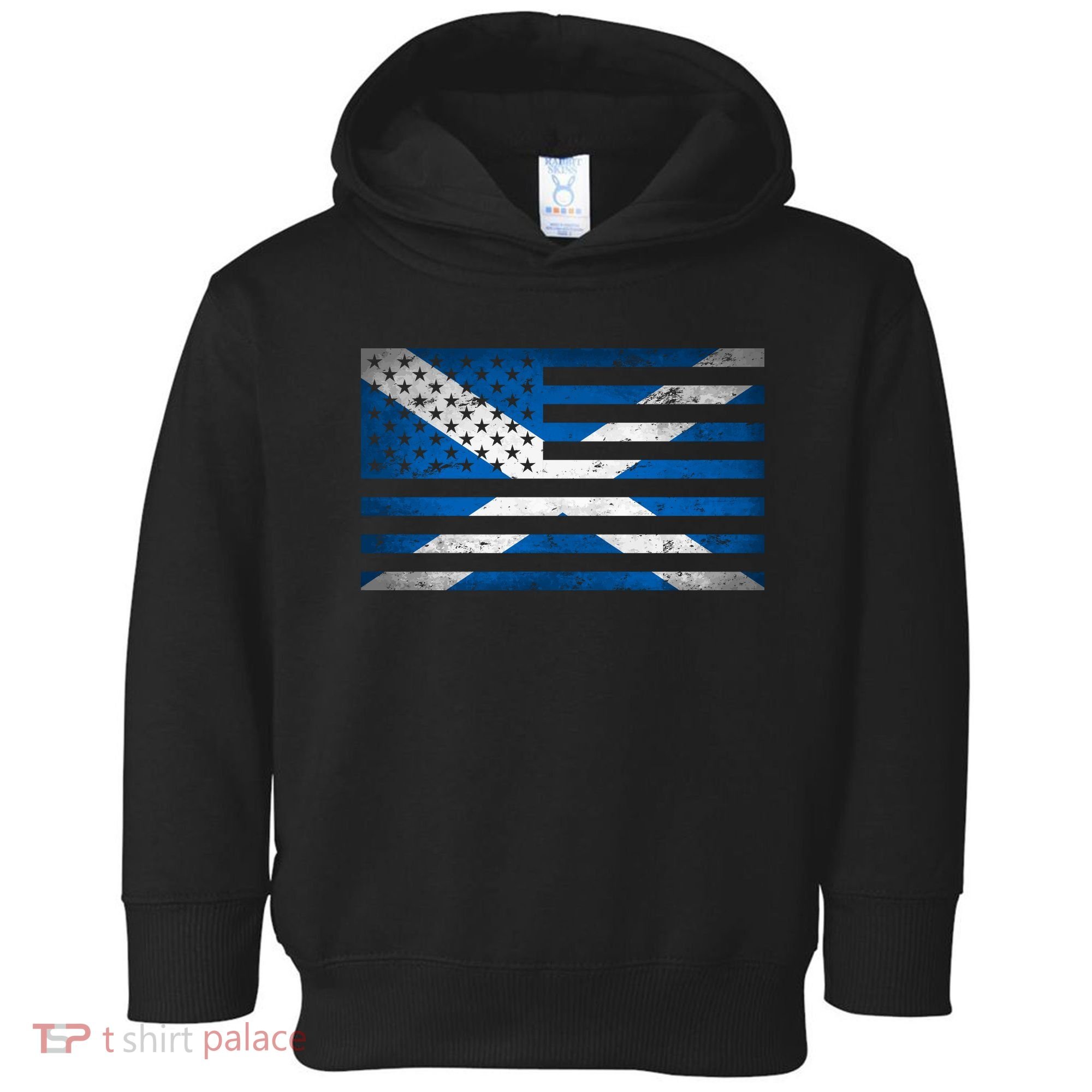 Scottish American Flag Toddler Hoodie