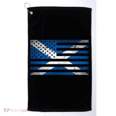 Scottish American Flag Golf Towel