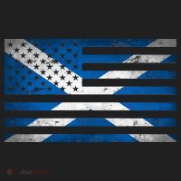 Scottish American Flag Golf Towel thumb 3
