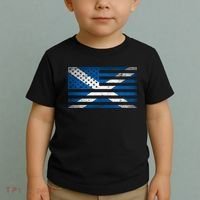 Scottish American Flag Toddler T-Shirt thumb 2
