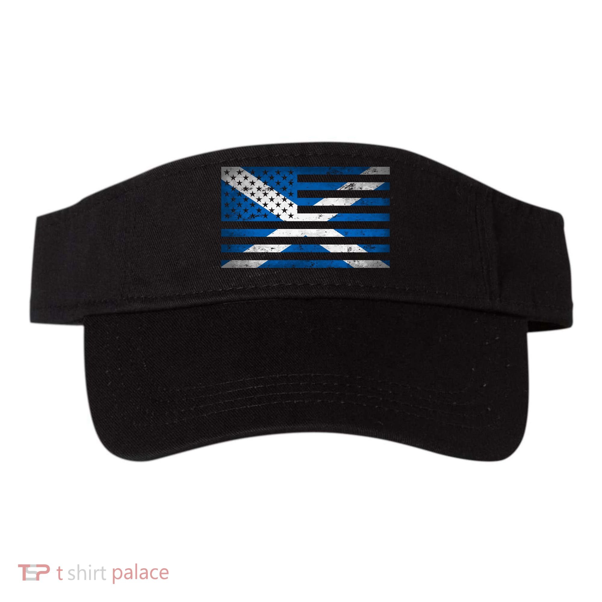 Scottish American Flag Visor