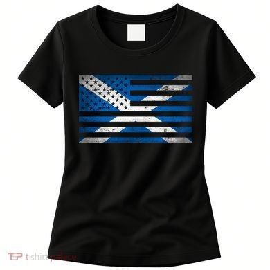 Scottish American Flag Women's T-Shirt