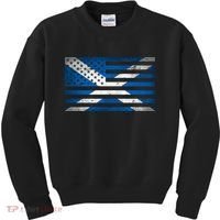 Scottish American Flag Kids Sweatshirt thumb 0