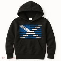 Scottish American Flag Kids Hoodie thumb 0
