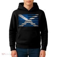 Scottish American Flag Kids Hoodie thumb 4