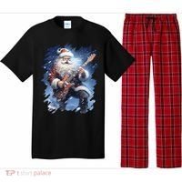 Santa Claus Playing Guitar Pajama Set thumb 0
