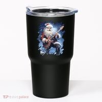 Santa Claus Playing Guitar Tumbler thumb 0