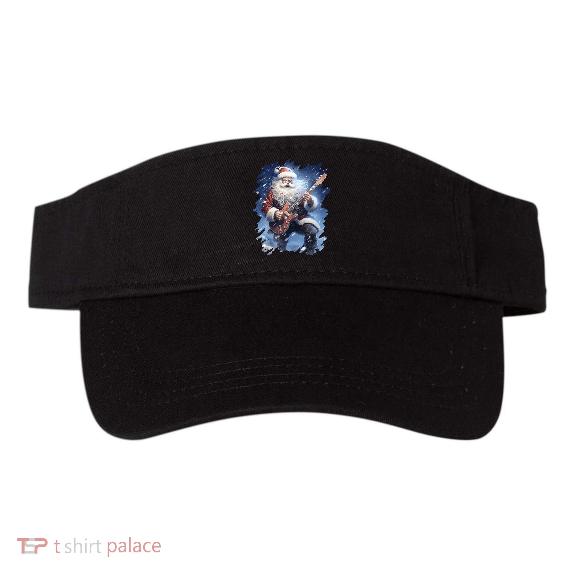 Santa Claus Playing Guitar Visor