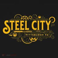 Steel City Pittsburgh Pennsylvania 412 Home Retro Apron thumb 3