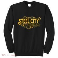 Steel City Pittsburgh Pennsylvania 412 Home Retro Sweatshirt thumb 0