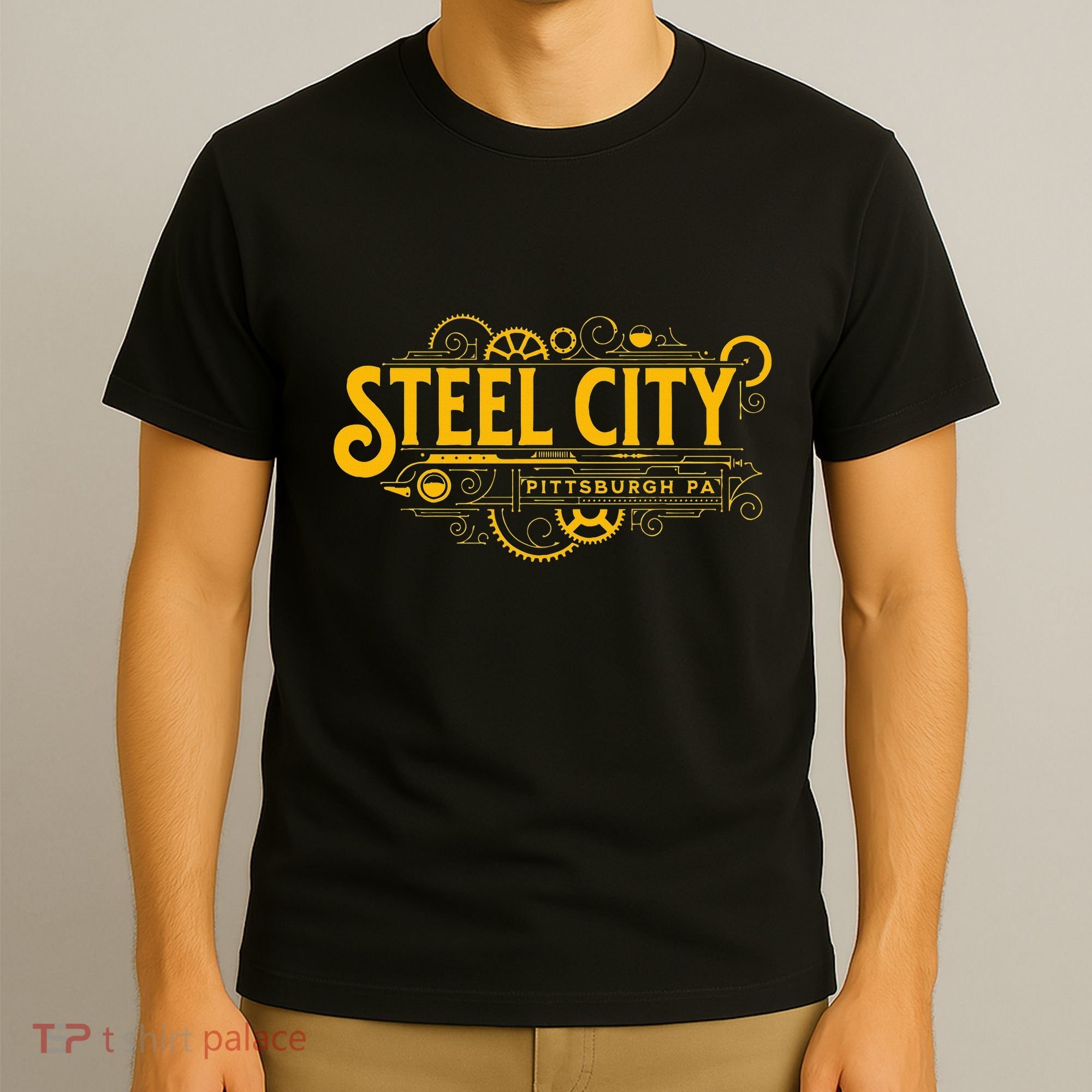 Steel City Pittsburgh Pennsylvania 412 Home Retro T-Shirt