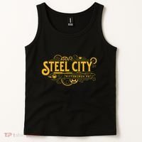 Steel City Pittsburgh Pennsylvania 412 Home Retro Tank Top thumb 2