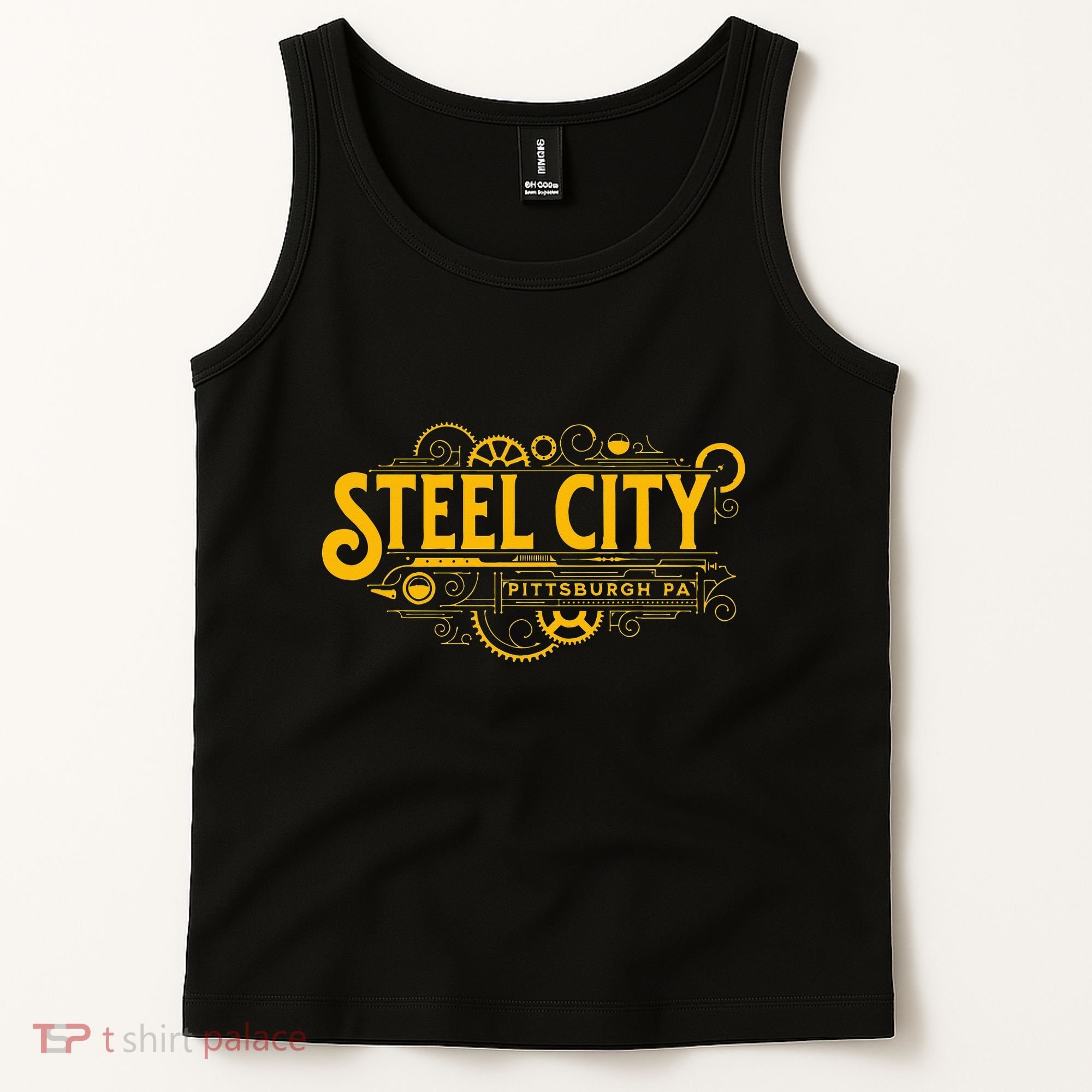 Steel City Pittsburgh Pennsylvania 412 Home Retro Tank Top