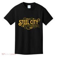Steel City Pittsburgh Pennsylvania 412 Home Retro Kids T-Shirt thumb 0