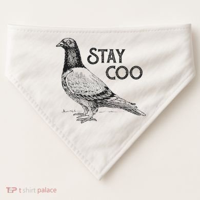Stay Coo Pigeon Breeder USA-Made Doggie Bandana