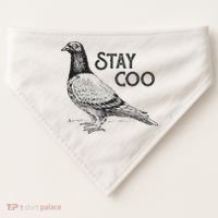 Stay Coo Pigeon Breeder USA-Made Doggie Bandana thumb 0
