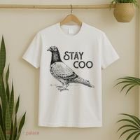 Stay Coo Pigeon Breeder T-Shirt thumb 2