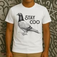 Stay Coo Pigeon Breeder T-Shirt thumb 3