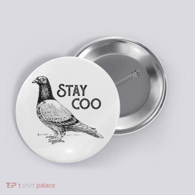 Stay Coo Pigeon Breeder Button