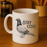 Stay Coo Pigeon Breeder Coffee Mug thumb 4