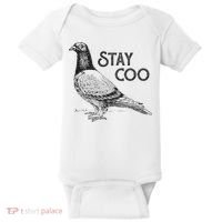Stay Coo Pigeon Breeder Baby Bodysuit thumb 0
