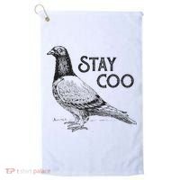 Stay Coo Pigeon Breeder Golf Towel thumb 0