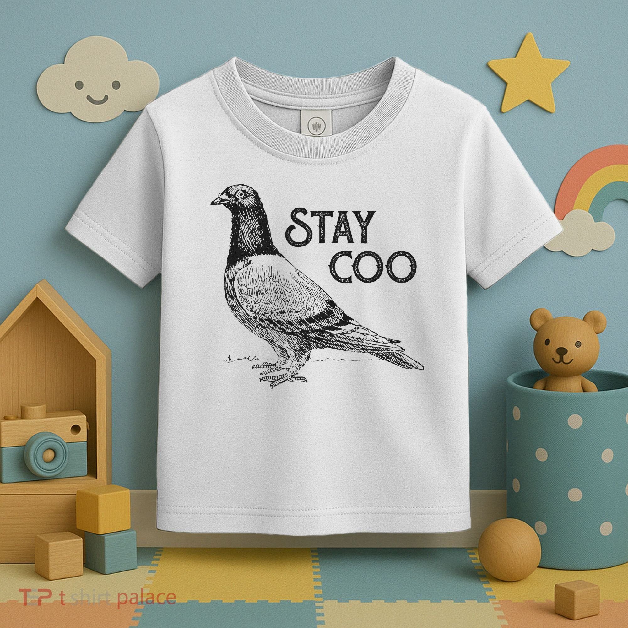 Stay Coo Pigeon Breeder Toddler T-Shirt
