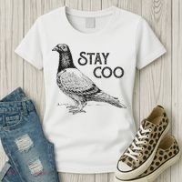 Stay Coo Pigeon Breeder Women's T-Shirt thumb 3
