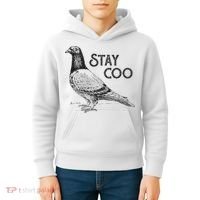 Stay Coo Pigeon Breeder Kids Hoodie thumb 4