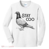 Stay Coo Pigeon Breeder Kids Long Sleeve Shirt thumb 0