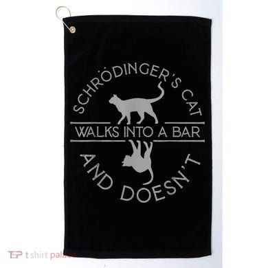 Schrodingers Cat Physics Golf Towel