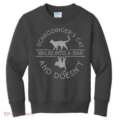 Schrodingers Cat Physics Kids Sweatshirt
