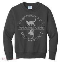 Schrodingers Cat Physics Kids Sweatshirt thumb 0