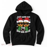 Swinger Christmas Party Here for the Ho Ho Hos Pineapple Long Sleeve Hoodie thumb 0