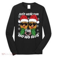 Swinger Christmas Party Here for the Ho Ho Hos Pineapple Long Sleeve Long Sleeve Shirt thumb 0