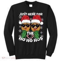 Swinger Christmas Party Here for the Ho Ho Hos Pineapple Long Sleeve Sweatshirt thumb 0