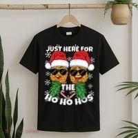 Swinger Christmas Party Here for the Ho Ho Hos Pineapple Long Sleeve T-Shirt thumb 2